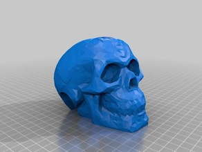 cranio manubrio batter d'occhio automotive harley davidson moto l'ottimizzazione 3d print model - Mito3D