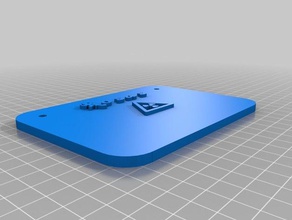 cártel signos y logotipos personalizado 3d print model - Mito3D
