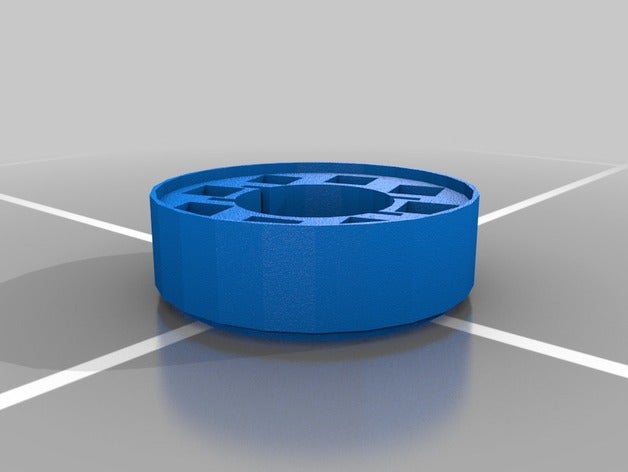 nmr-halbach-mandhala Physik & Astronomie halbach-array magnetische Bildgebung nmr permanent-Magnete Wissenschaft 3D print model - Mito3D