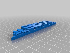 tabela 3d baskı 3d print model - Mito3D