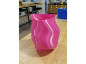 lumpy vase decor spiral 3d print model - Mito3D