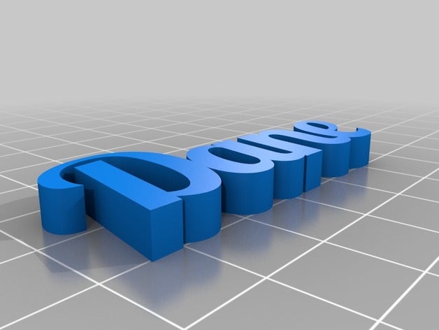 dane personnalisé 3D print model - Mito3D