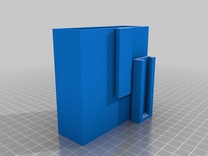 external hard drive holder slide mount - western digital wd elements portable 3d printing 3d print model - Mito3D
