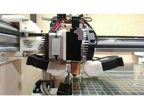 d-bot re-d-bot linear rail titan aero volcano carriage fan 3d printing 3d print model - Mito3D