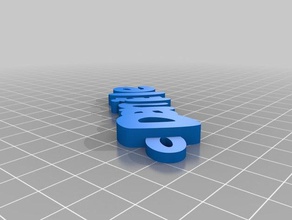 danielle llaveros personalizado 3d print model - Mito3D