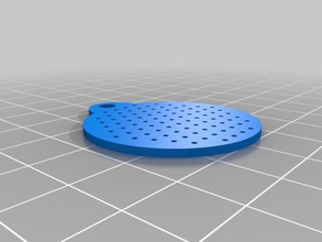 keychain perforation training vision 3d printing 3d print model - Mito3D