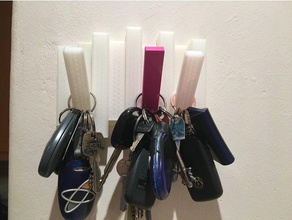 key peg hook hanger pegs separate household supplies 3d print model - Mito3D