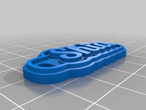 Şii Anahtarlık özelleştirilmiş 3d print model - Mito3D