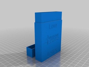 love letter Spiele kundengebundene 3d print model - Mito3D
