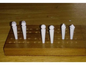cribbage pegs toy & game accessories 3d print model - Mito3D