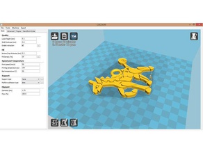 giraffe pendant keychains 3d print model - Mito3D