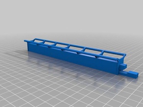 b&m straight track model 3d printing knex micro rollercoaster 3d print model - Mito3D
