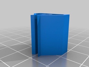 papelão ângulo direito ranhura de suporte brinquedo & acessórios para jogos personalizado 3d print model - Mito3D