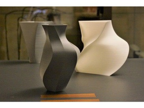 contemporary 7-vase collection decor art vase 3d print model - Mito3D