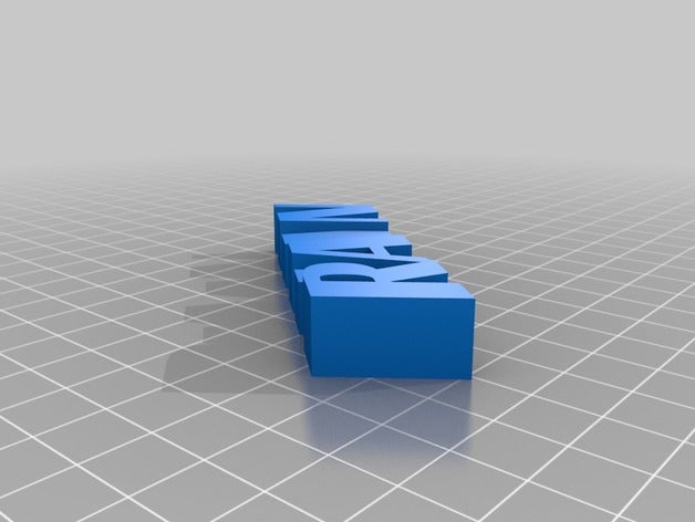 riaan geel Anahtarlık özelleştirilmiş 3D print model - Mito3D