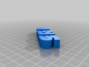 sergio Schlüsselanhänger kundengebundene 3d print model - Mito3D