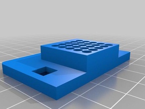 mounting plate optical mega bit electronics 3d print model - Mito3D