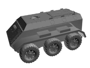 25 mm çapında tekerlek İmparatorluğu apc kamyonlar araç 28 40k alternatif chimera dönüşüm gardiyan imparatorluk taurox warhammer tekerlekli 3d print model - Mito3D
