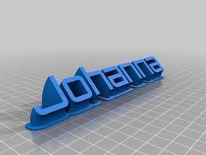 johanna office personalizado 3d print model - Mito3D