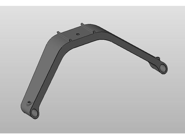 gaui x5 train d'atterrissage passe-temps 3D print model - Mito3D