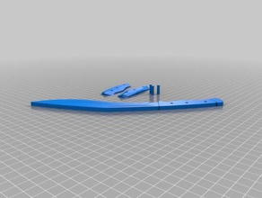 kukri handles pins props knives swords 3d print model - Mito3D