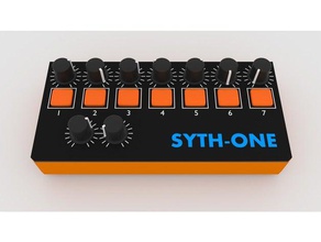 syth-one audio arduino midi 3d print model - Mito3D