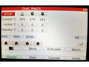 replicator 2 2x duetwifi di configurazione La stampa 3d config duetto wifi replicatore aggiornamento reprap simplify3d 3d print model - Mito3D