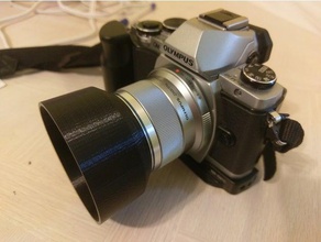 olympus 45mm f 1,8 Objektiv-hood-ähnlich wie lh-40b Kamera 3d print model - Mito3D