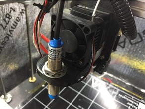 autolevel probe mount folger tech ft-5 mk8 extruders 3d printer parts 3d print model - Mito3D