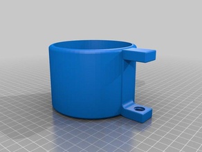 la copa de abrazadera los contenedores g-clamp titular botella agua 3d print model - Mito3D