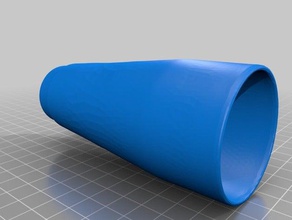 custom cone cree-flashlight sport & outdoors customized 3d print model - Mito3D