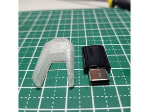 keychain holder galaxy s8 adapter usb-c&lt -&gt micro gadgets s8+ samsung 3d print model - Mito3D