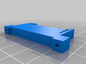 45mm pcb din rail mounting clip electronics customized 3d print model - Mito3D