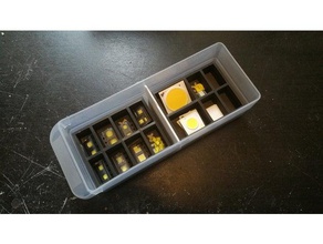 kleine Speicher ziehen Teiler Werkzeug-Halterungen & - Boxen akro-mils Schublade mini-Schubladen klein Teile-Lagerung storage 3d print model - Mito3D