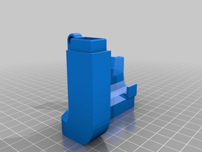 fan-duct, rechts nur flashforge 3d-Drucker Teile - Lüfter fan-duct creator direkt extruder 3d print model - Mito3D