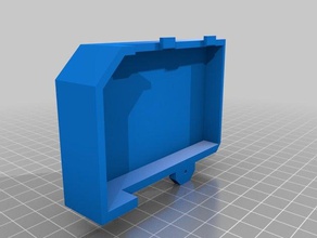 nerf rayven 3s battery door hobby gun 3d print model - Mito3D