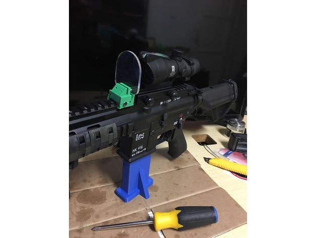 airsoft lens protector sport & outdoors accesories scope 3D print model - Mito3D