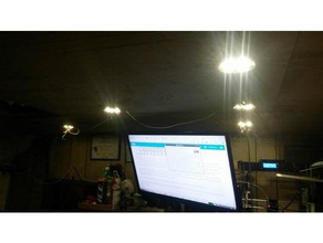 low voltage ceiling light camper automotive 3v3 cob led flashlight 3w lighting lightitup lights 3d print model - Mito3D