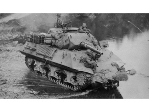 müttefik tank destroyer paketi araç hellcat M12 m32 tankları II 3d print model - Mito3D