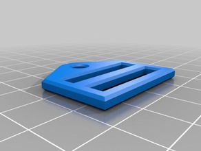 mi personalizados walters tri glide bordes rotos de anilla 5mm partes personalizado 3d print model - Mito3D