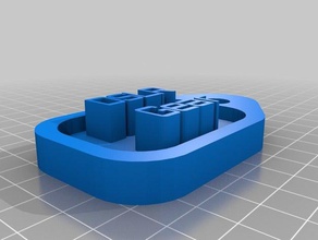 dslr gear-tag Haushalt kundengebundene 3d print model - Mito3D