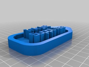 Tintenstrahl-Verbrauchsmaterial-tag Haushalt kundengebundene 3d print model - Mito3D