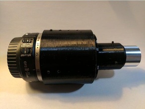 canon 18-55mm obiettivo meade ma 26mm & 9mm 1,25 pollici oculare la fotocamera l'adattatore eos telescopio adattatore 3d print model - Mito3D