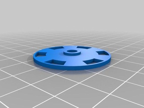 my customized parametric encoder wheel - public domain parts 3d print model - Mito3D