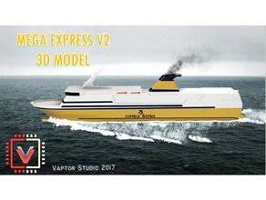 córcega ferry vehículos 3d print model - Mito3D