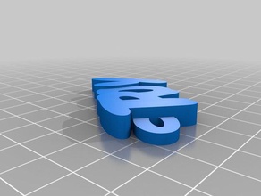 troy Schlüsselanhänger kundengebundene 3d print model - Mito3D