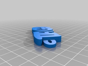 tiago Anahtarlık özelleştirilmiş 3d print model - Mito3D