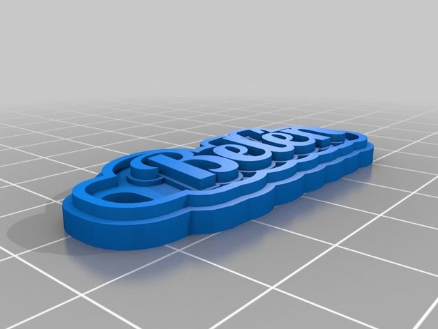 bel n llaveros personalizado 3D print model - Mito3D