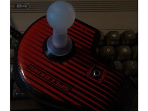substituição konix velocidade rei cabo joystick jogos de vídeo atari c64 3d print model - Mito3D