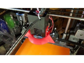 fan duct e3d hotend remix 3d printer parts cooling e3dv6 ultimaker um2 3d print model - Mito3D